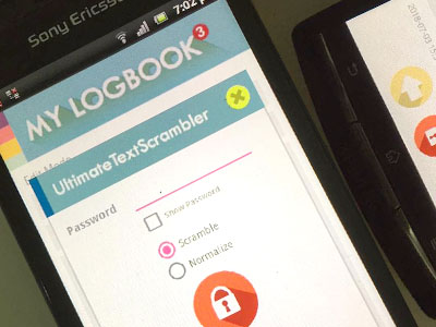 Android Programming: MyLogbook app. A note-keeping app with search and security features.
